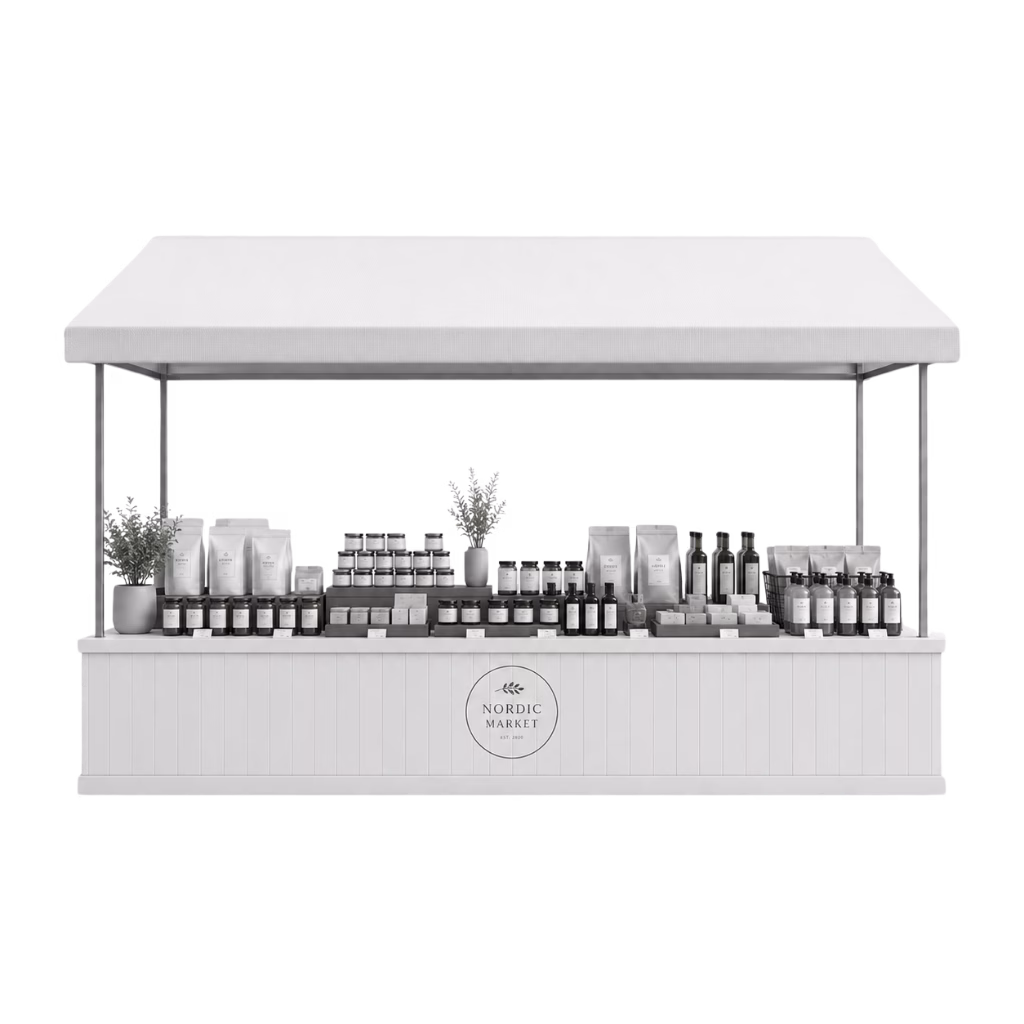 Echter Beispielstand für 4 Meter Standfläche
